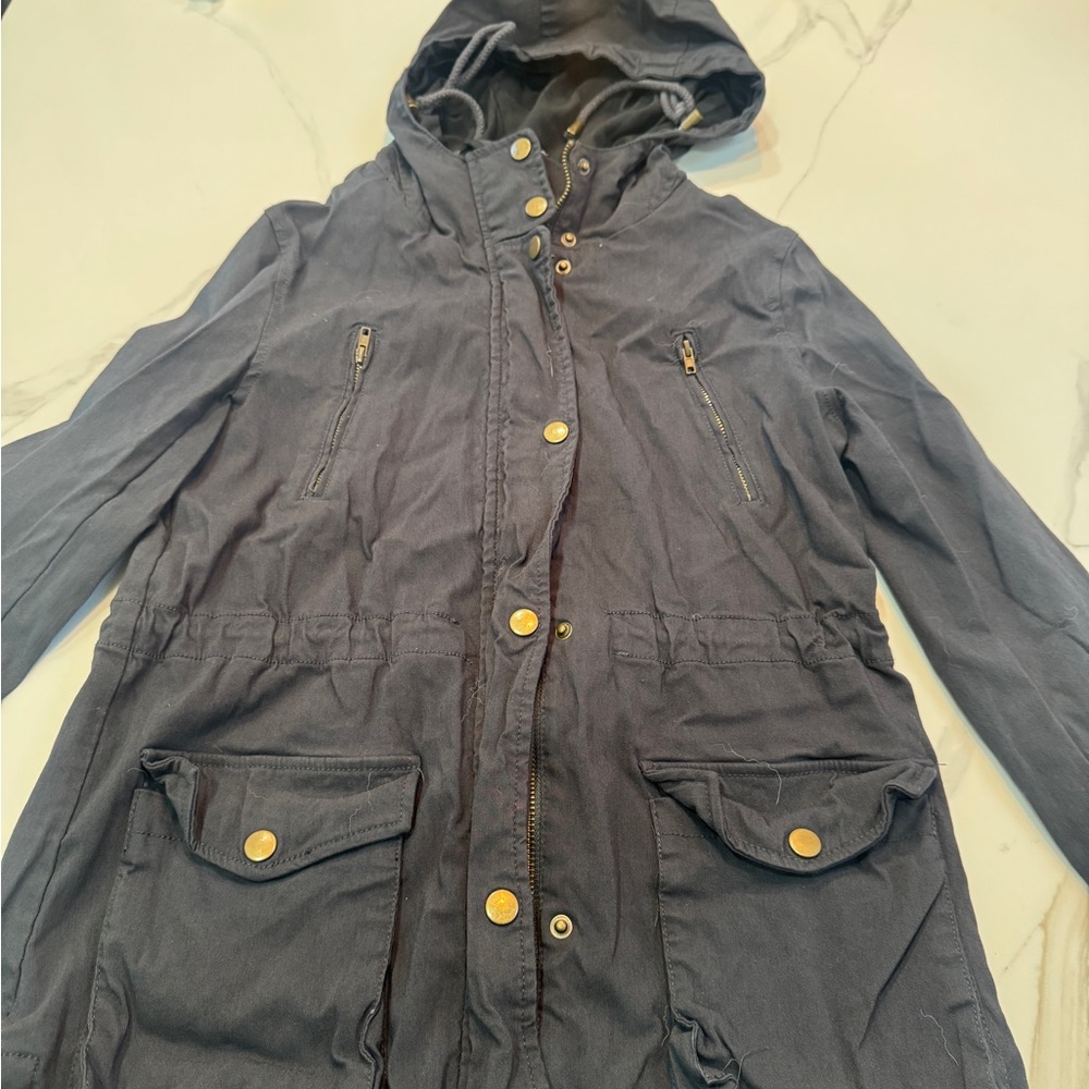 Women's Charcoal Utility Jacket